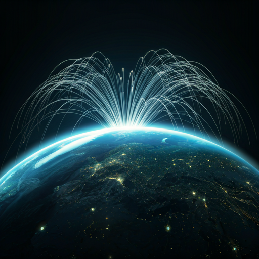 グローバルなネットワーク監視のイメージ